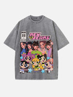 NewJeans Print Round Neck T-shirt