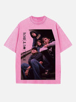 Fall Out Boy Print Round Neck T-shirt
