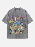 Slipknot Print Round Neck T-shirt