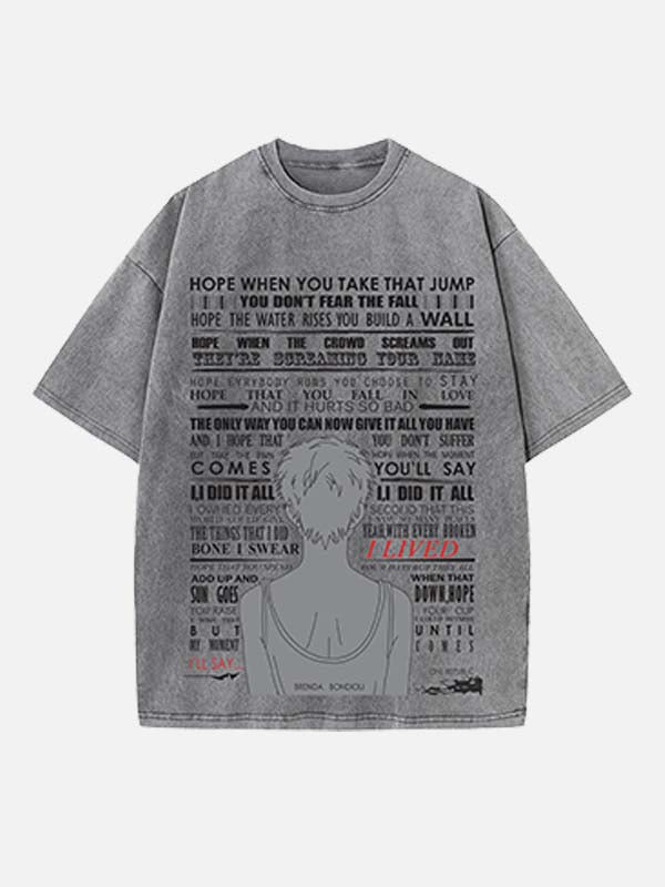 OneRepublic Print Round Neck T-shirt