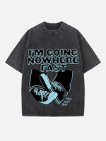 Fall Out Boy Print Round Neck T-shirt