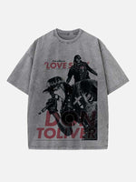 Don Toliver Print Round Neck T-shirt