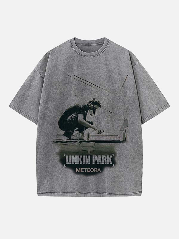 Linkin Park Print Round Neck T-shirt