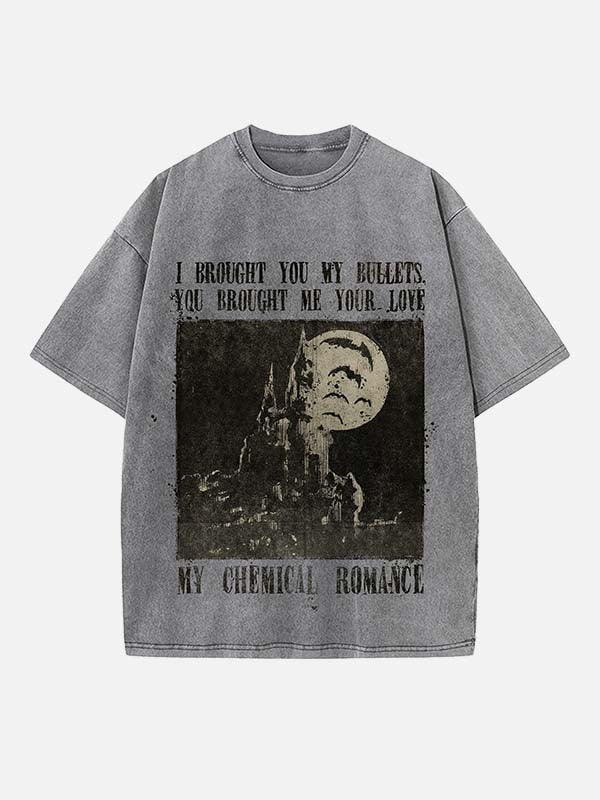 My Chemical Romance Print Round Neck T-shirt
