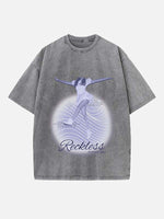 Madison Beer Print Round Neck T-shirt
