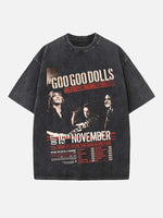 The Goo Goo Dolls Print Round Neck T-shirt