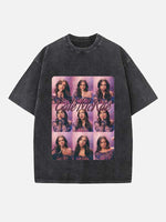 Tate McRae Print Round Neck T-shirt