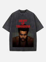 The Weeknd Print Round Neck T-shirt