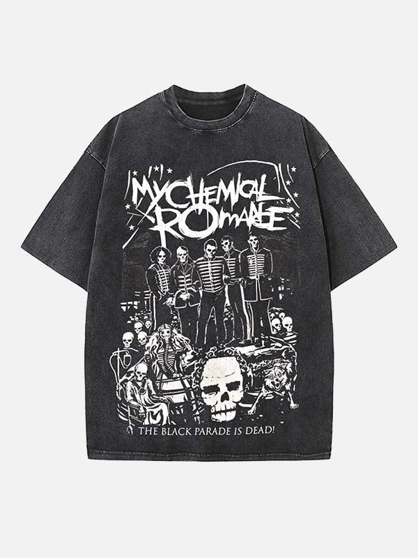 My Chemical Romance Print Round Neck T-shirt