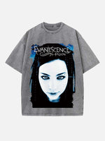 Evanescence Print Round Neck T-shirt