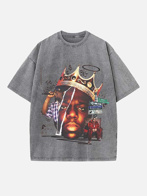 The Notorious B.I.G. Print Round Neck T-shirt