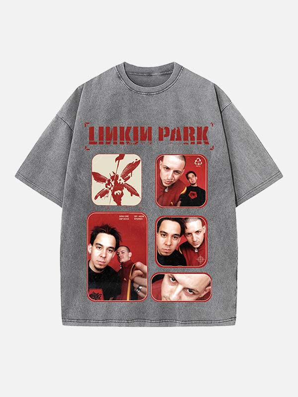 Linkin Park Print Round Neck T-shirt