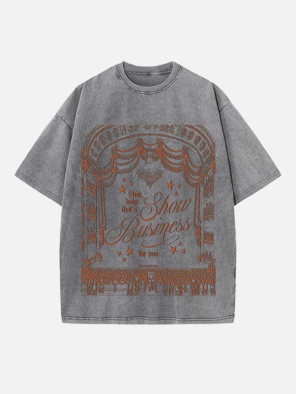 Taylor Swift Print Round Neck T-shirt