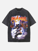 Limp Bizkit Print Round Neck T-shirt