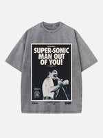 Queen Print Round Neck T-shirt