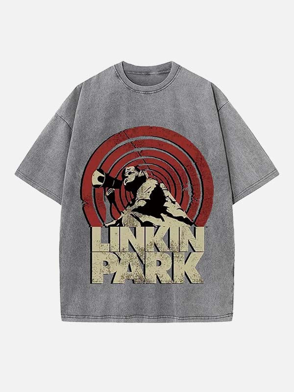 Linkin Park Print Round Neck T-shirt