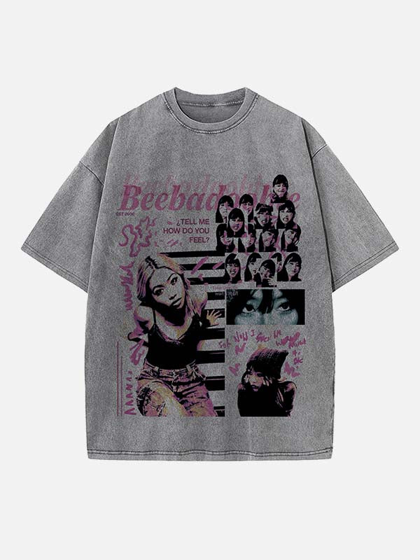 Beabadoobee Print Round Neck T-shirt