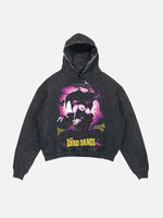 Lady Gaga Print Slant Pockets Hoodie