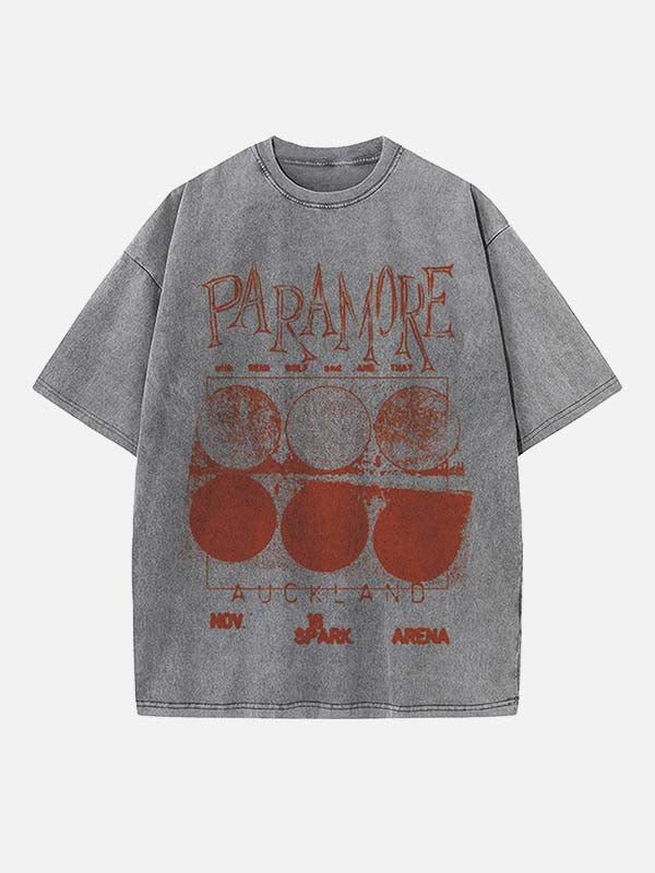Paramore Print Round Neck T-shirt