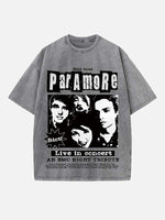 Paramore Print Round Neck T-shirt