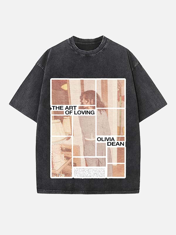 Olivia Dean Print Round Neck T-shirt