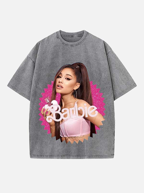 Ariana Grande Print Round Neck T-shirt