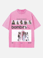 ILLIT Print Round Neck T-shirt