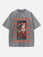 Paramore Print Round Neck T-shirt