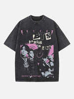 BTS Print Round Neck T-shirt