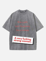 Raye Print Round Neck T-shirt