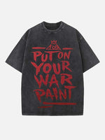 Fall Out Boy Print Round Neck T-shirt