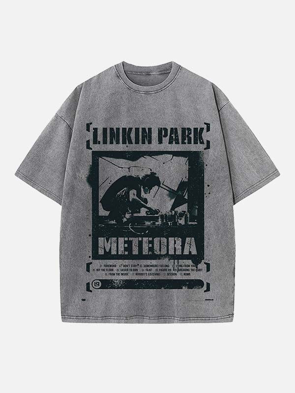 Linkin Park Print Round Neck T-shirt