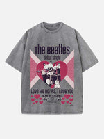 The Beatles Print Round Neck T-shirt