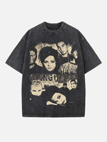 Evanescence Print Round Neck T-shirt