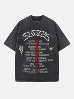 Eagles Print Round Neck T-shirt