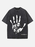 Maroon 5 Print Round Neck T-shirt
