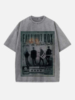 Fall Out Boy Print Round Neck T-shirt