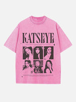 KATSEYE Print Round Neck T-shirt