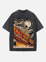 Fall Out Boy Print Round Neck T-shirt