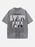 ILLIT Print Round Neck T-shirt