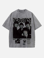 The Beatles Print Round Neck T-shirt