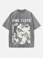 Pink Floyd Print Round Neck T-shirt
