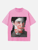 Lorde Print Round Neck T-shirt