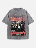 Slipknot Print Round Neck T-shirt