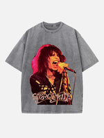 Aerosmith Print Round Neck T-shirt