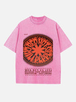 Red Hot Chili Peppers Print Round Neck T-shirt