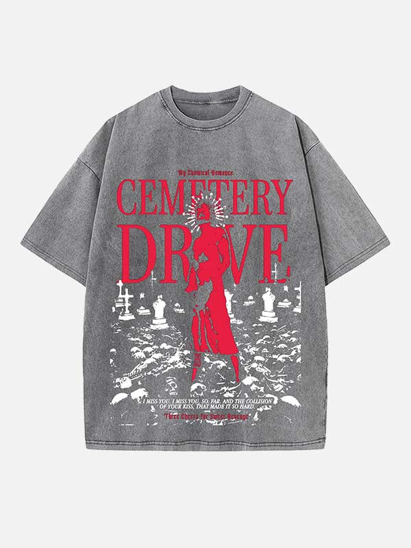 My Chemical Romance Print Round Neck T-shirt