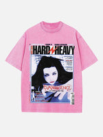 Evanescence Print Round Neck T-shirt