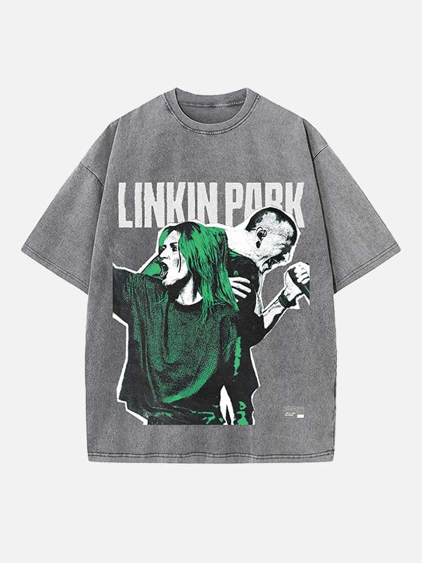 Linkin Park Print Round Neck T-shirt