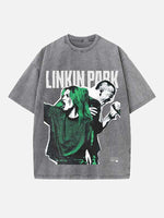Linkin Park Print Round Neck T-shirt
